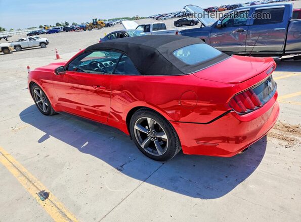 1FATP8EM8G5266422 2016 FORD MUSTANG Red Задня ліва чверть