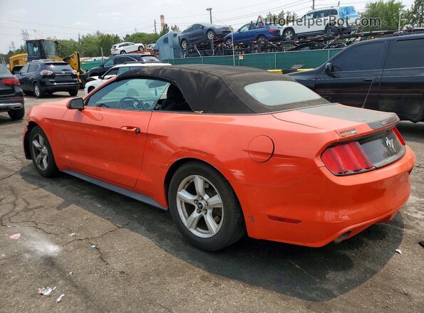 1FATP8EM8G5307213 2016 FORD MUSTANG Orange უკანა მარცხენა