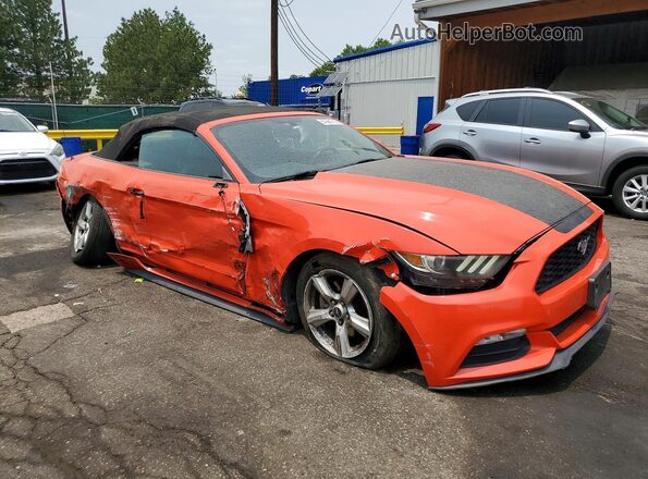 1FATP8EM8G5307213 2016 FORD MUSTANG Orange წინა მარჯვენა