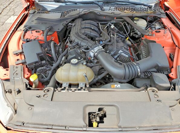 1FATP8EM8G5307213 2016 FORD MUSTANG Orange უკანა სალონის ხედი