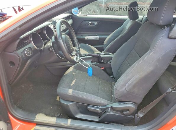 1FATP8EM8G5307213 2016 FORD MUSTANG Orange წინა სალონის ხედი