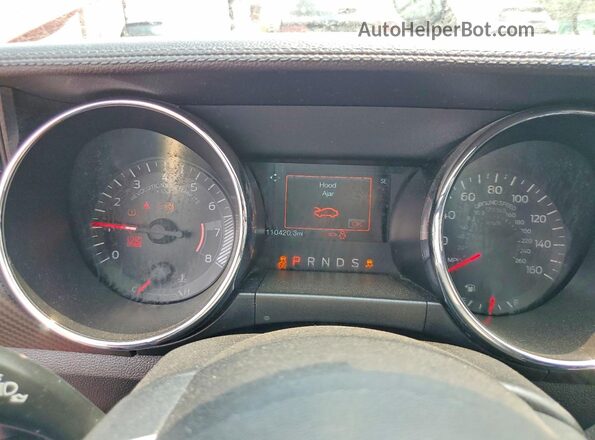 1FATP8EM8G5307213 2016 FORD MUSTANG Orange ხელსაწყოთა პანელის ხედი