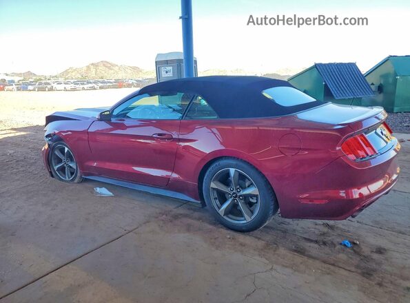 1FATP8EM8H5214077 2017 FORD MUSTANG Burgundy უკანა მარცხენა