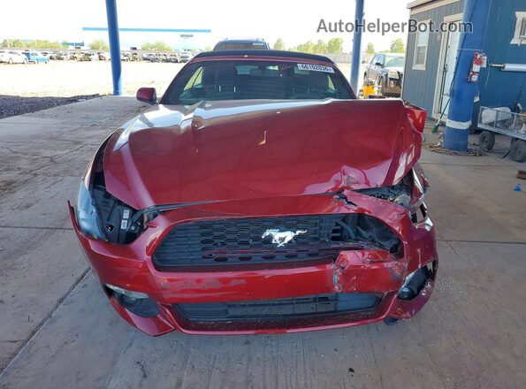 1FATP8EM8H5214077 2017 FORD MUSTANG Burgundy წინა ხედი