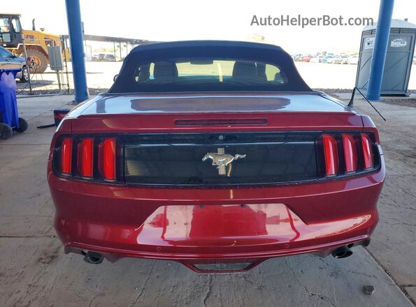 1FATP8EM8H5214077 2017 FORD MUSTANG Burgundy უკანა ხედი