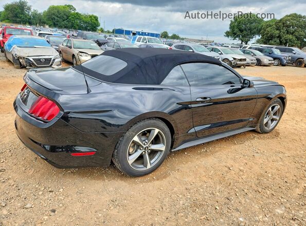 1FATP8EM8H5270438 2017 FORD MUSTANG Черный Задняя правая четверть