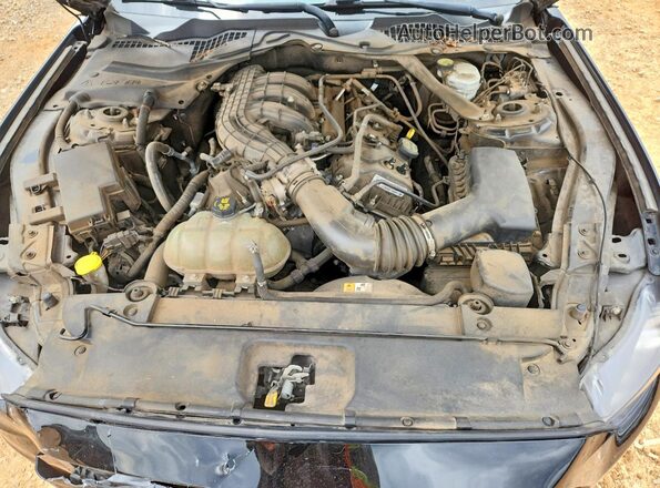 1FATP8EM8H5270438 2017 FORD MUSTANG Черный Вид задней части салона