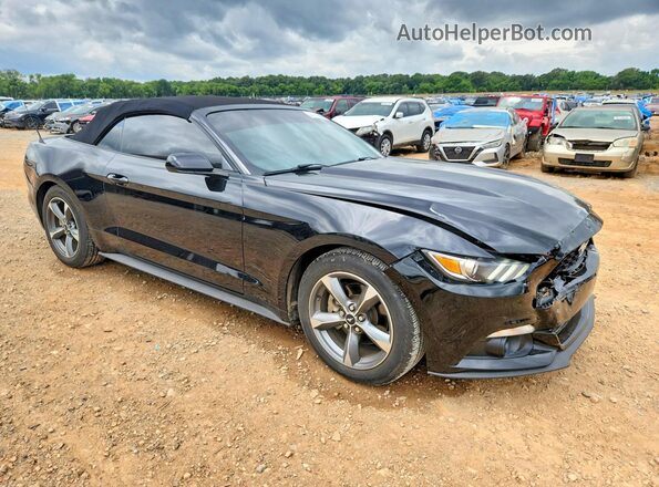 1FATP8EM8H5270438 2017 FORD MUSTANG Черный Передняя правая четверть