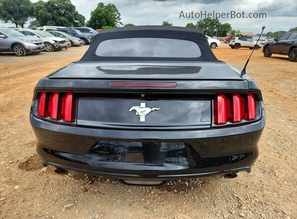 1FATP8EM8H5270438 2017 FORD MUSTANG Черный Вид сзади