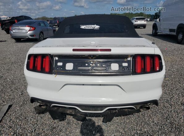 1FATP8FF0H5287332 2017 FORD MUSTANG White Вид ззаду