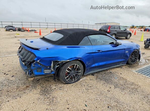 1FATP8FF1H5238964 2017 FORD MUSTANG Blue Tył prawy