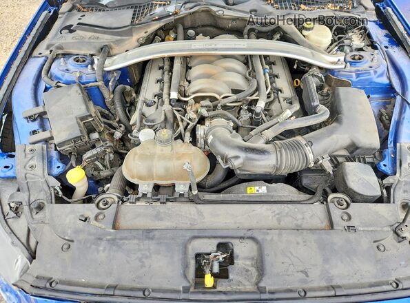 1FATP8FF1H5238964 2017 FORD MUSTANG Blue Widok wnętrza z tyłu