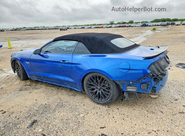 1FATP8FF1H5238964 2017 FORD MUSTANG Blue Tył lewy