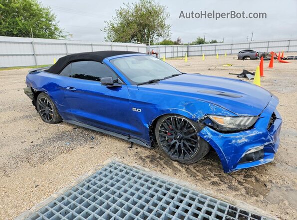 1FATP8FF1H5238964 2017 FORD MUSTANG Blue Przód prawy