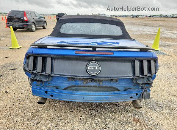 1FATP8FF1H5238964 2017 FORD MUSTANG Blue Widok z tyłu