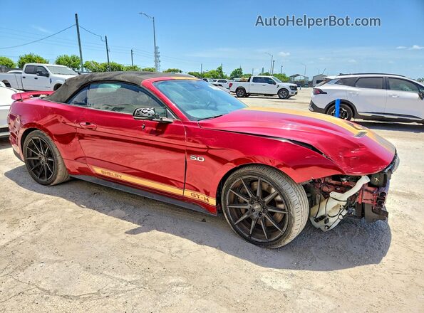 1FATP8FF1N5117797 2022 FORD MUSTANG Red Delantero derecho