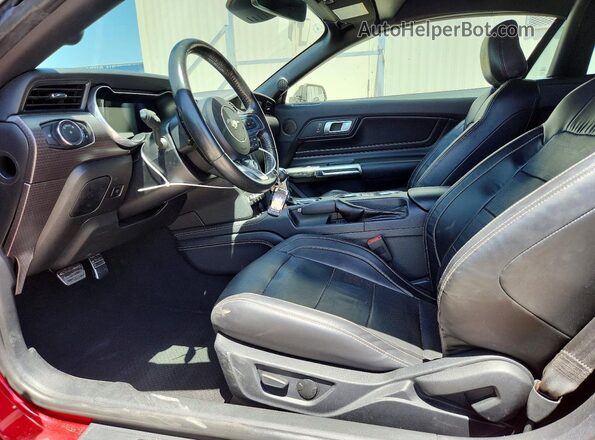 1FATP8FF1N5117797 2022 FORD MUSTANG Red Vista interior delantera