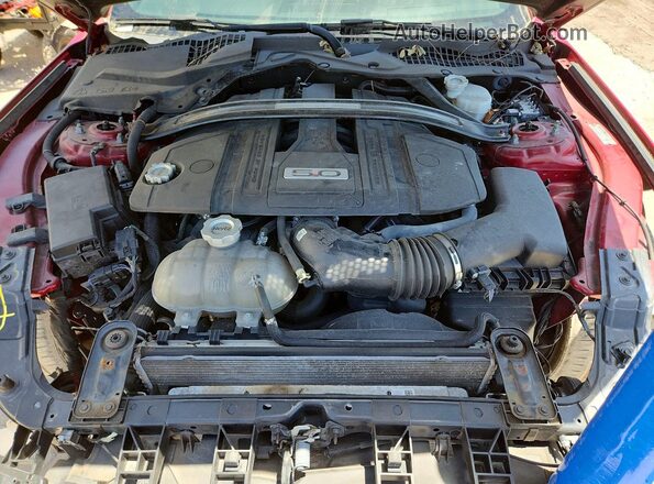 1FATP8FF1N5117797 2022 FORD MUSTANG Red Vista interior trasera
