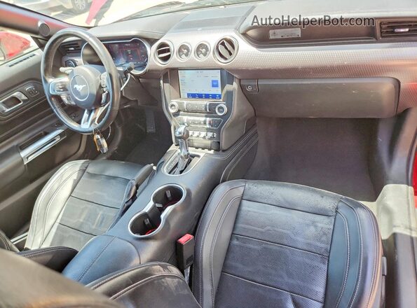 1FATP8FF1N5117797 2022 FORD MUSTANG Red Vista del salpicadero