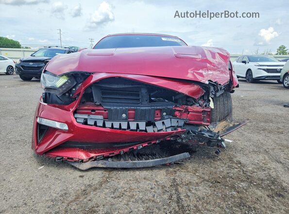1FATP8FF2J5121710 2018 FORD MUSTANG Red Widok z przodu