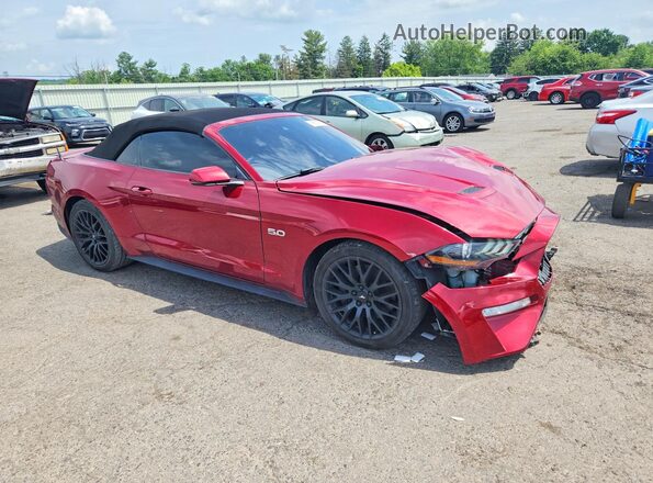 1FATP8FF2J5121710 2018 FORD MUSTANG Red Przód prawy