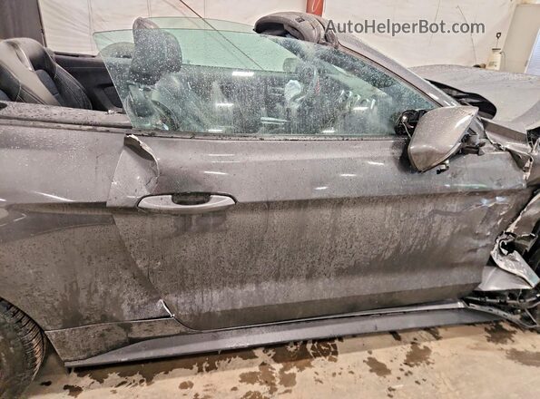 1FATP8FF2L5122648 2020 FORD MUSTANG Gray Widok tylnych siedzeń