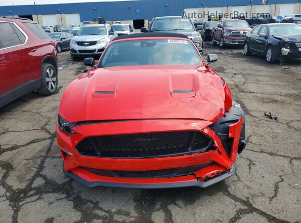1FATP8FF5N5125384 2022 FORD MUSTANG Красный Вид спереди