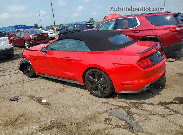 1FATP8FF5N5125384 2022 FORD MUSTANG Красный Задняя левая четверть
