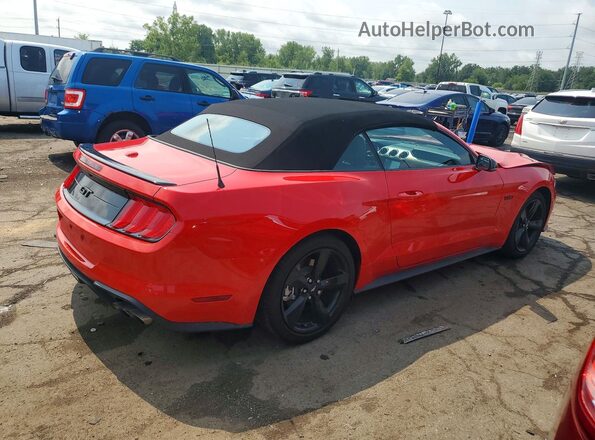 1FATP8FF5N5125384 2022 FORD MUSTANG Красный Задняя правая четверть