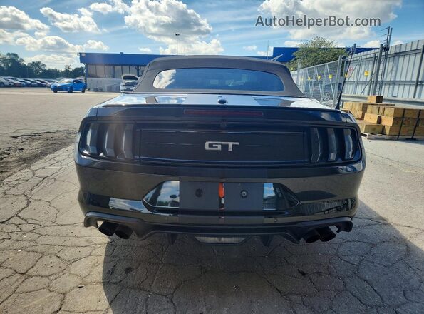 1FATP8FF6L5118635 2020 FORD MUSTANG Black Engine compartment view