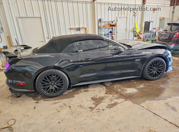 1FATP8FFXK5185592 2019 FORD MUSTANG Black Հետևի աջ