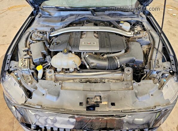 1FATP8FFXK5185592 2019 FORD MUSTANG Black Սալոնի հետևի տեսք