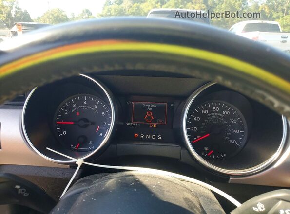 1FATP8FFXL5135938 2020 FORD MUSTANG Blue Instrument cluster view