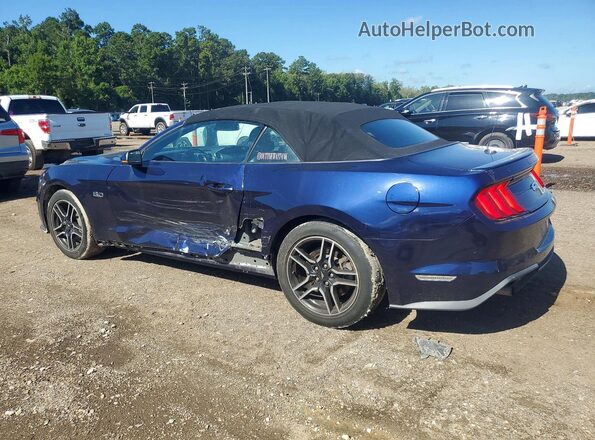 1FATP8FFXL5135938 2020 FORD MUSTANG Blue Rear left