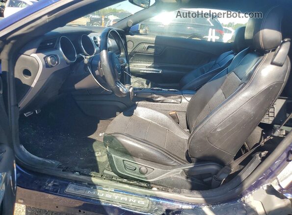 1FATP8FFXL5135938 2020 FORD MUSTANG Blue Front interior view