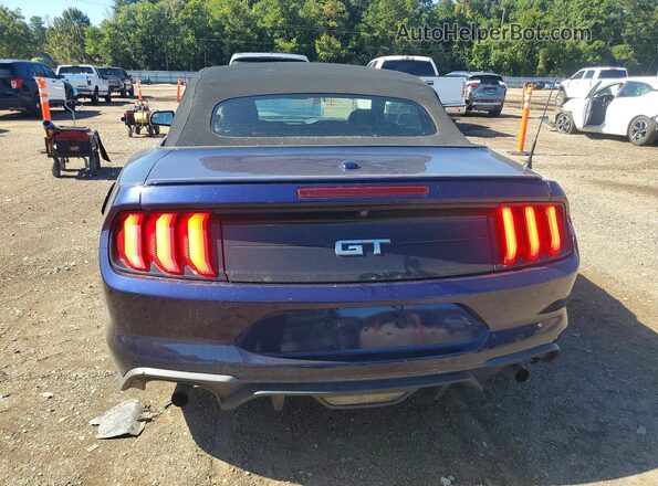 1FATP8FFXL5135938 2020 FORD MUSTANG Blue Rear view
