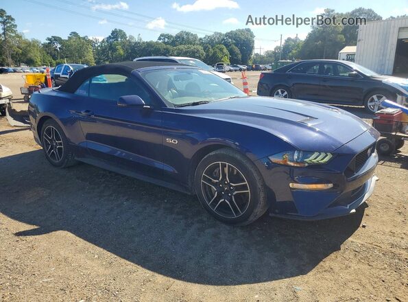 1FATP8FFXL5135938 2020 FORD MUSTANG Blue Front right
