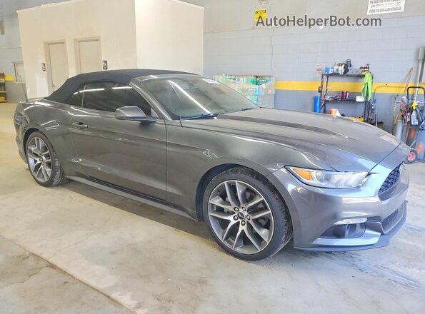 1FATP8UH0G5332028 2016 FORD MUSTANG Gray Delantero derecho