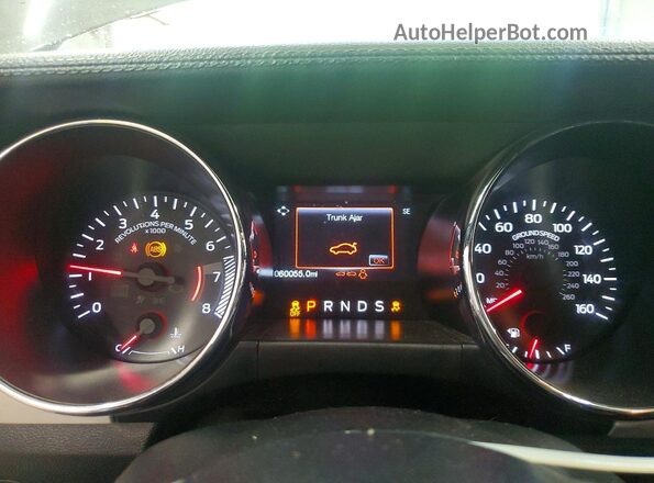 1FATP8UH0G5332028 2016 FORD MUSTANG Gray Vista del cuadro de instrumentos