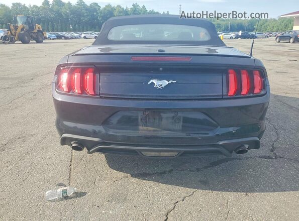 1FATP8UH0J5167671 2018 FORD MUSTANG Black Вид ззаду