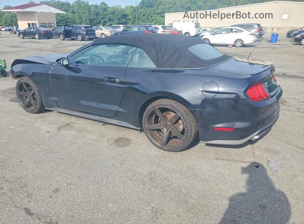 1FATP8UH0J5167671 2018 FORD MUSTANG Black Задня ліва чверть