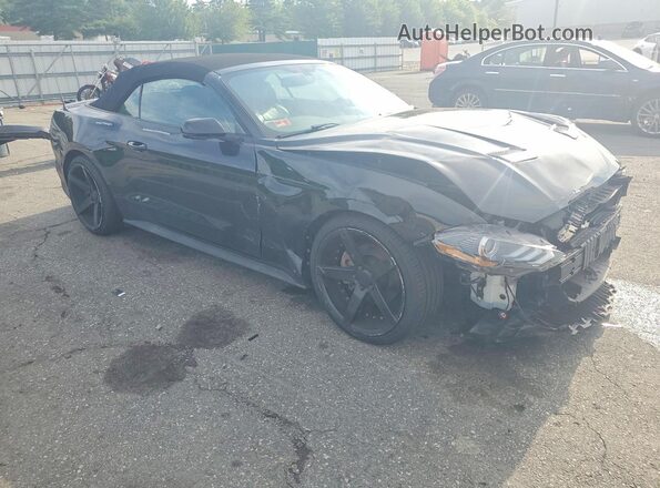 1FATP8UH0J5167671 2018 FORD MUSTANG Black Передня права чверть