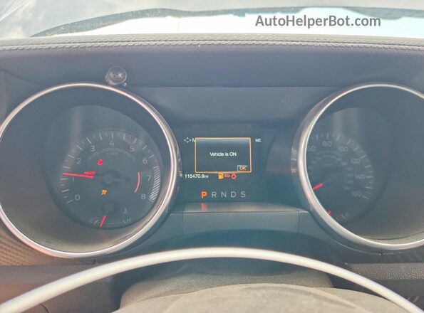 1FATP8UH0J5185152 2018 FORD MUSTANG Gray Instrument cluster view