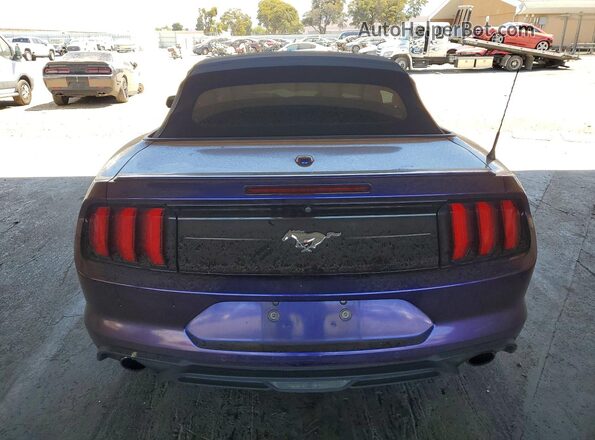 1FATP8UH0K5196704 2019 FORD MUSTANG Purple Vista trasera