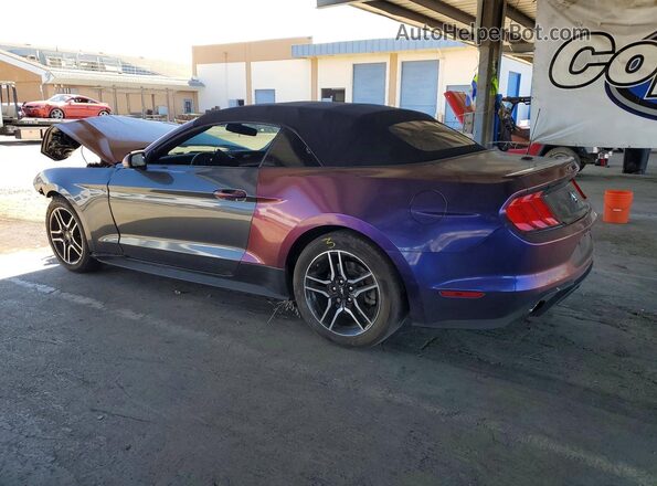 1FATP8UH0K5196704 2019 FORD MUSTANG Purple Trasero izquierdo