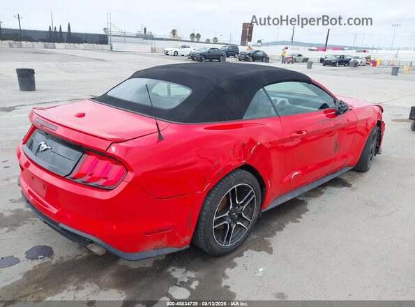 1FATP8UH0N5102292 2022 FORD MUSTANG Red Rear right