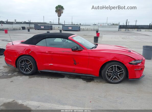 1FATP8UH0N5102292 2022 FORD MUSTANG Red Rear interior view