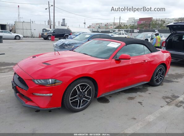 1FATP8UH0N5102292 2022 FORD MUSTANG Red Front left