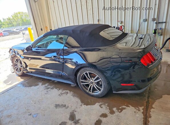 1FATP8UH1G5243164 2016 FORD MUSTANG Черный Задняя левая четверть