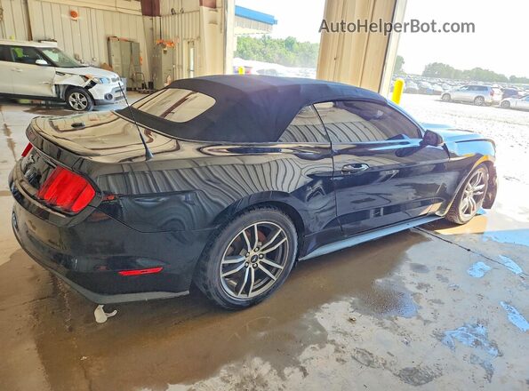 1FATP8UH1G5243164 2016 FORD MUSTANG Черный Задняя правая четверть